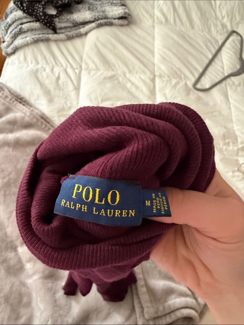 Ralph Lauren Wine Knit Turtleneck - Picture 3 of 3